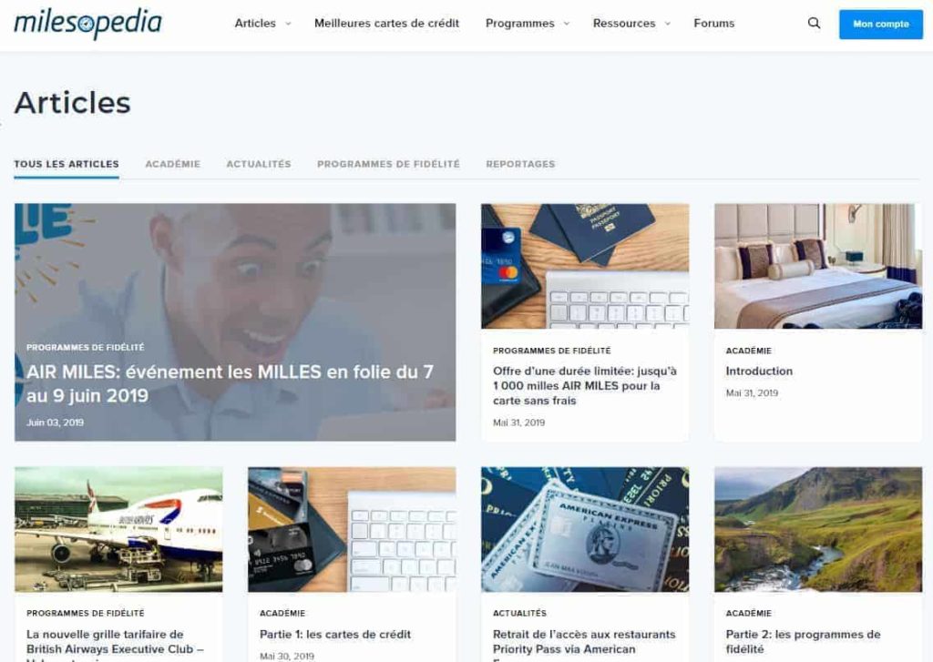 articles milesopedia