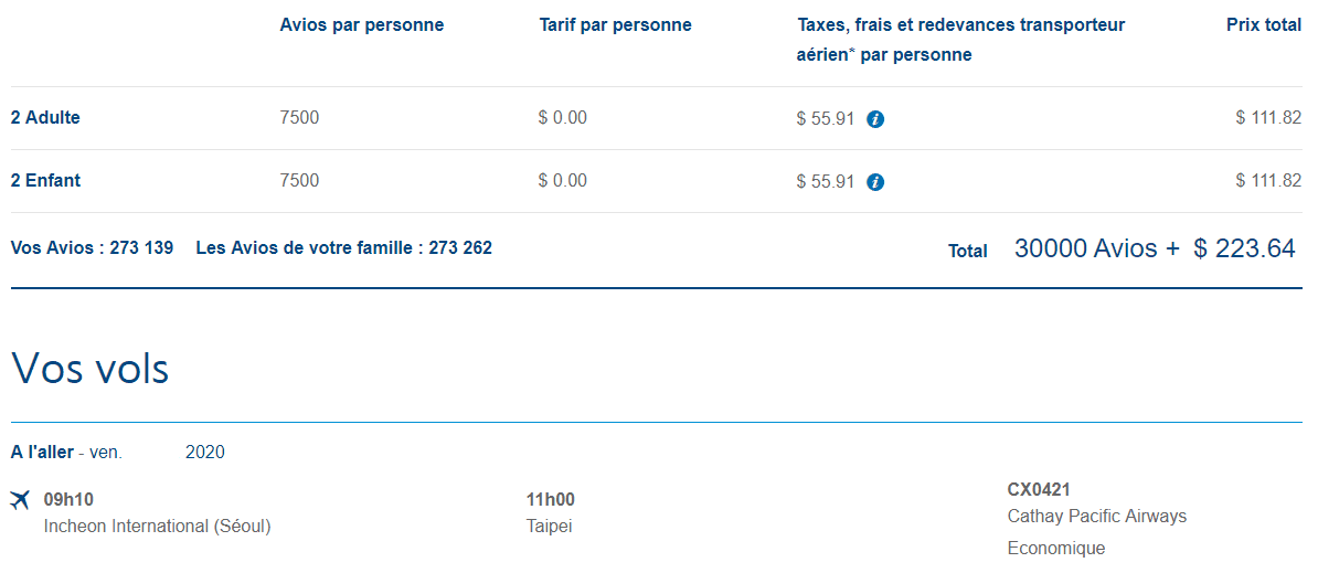 icn tpe details prix sans date