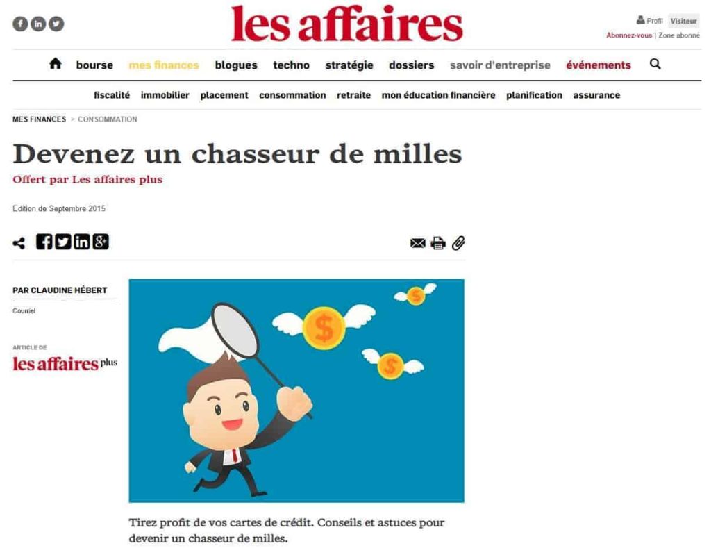les affaires 2015