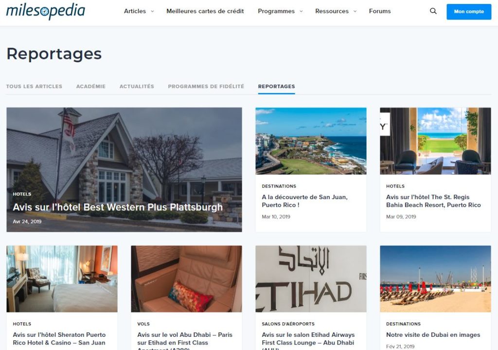 repotages milesopedia