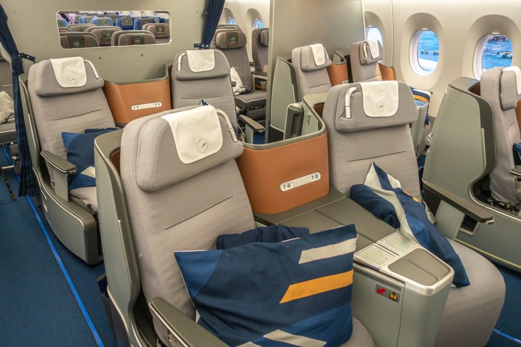 Lufthansa A350 LH475 classe affaires 06