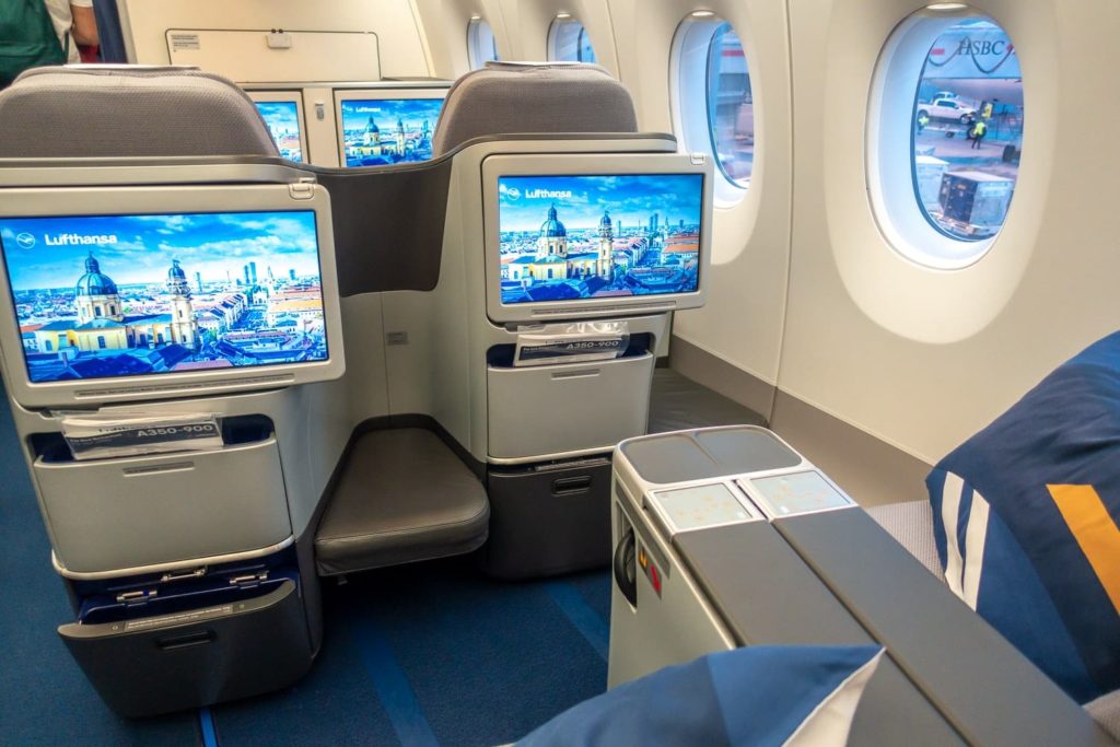 Lufthansa A350 LH475 classe affaires 13