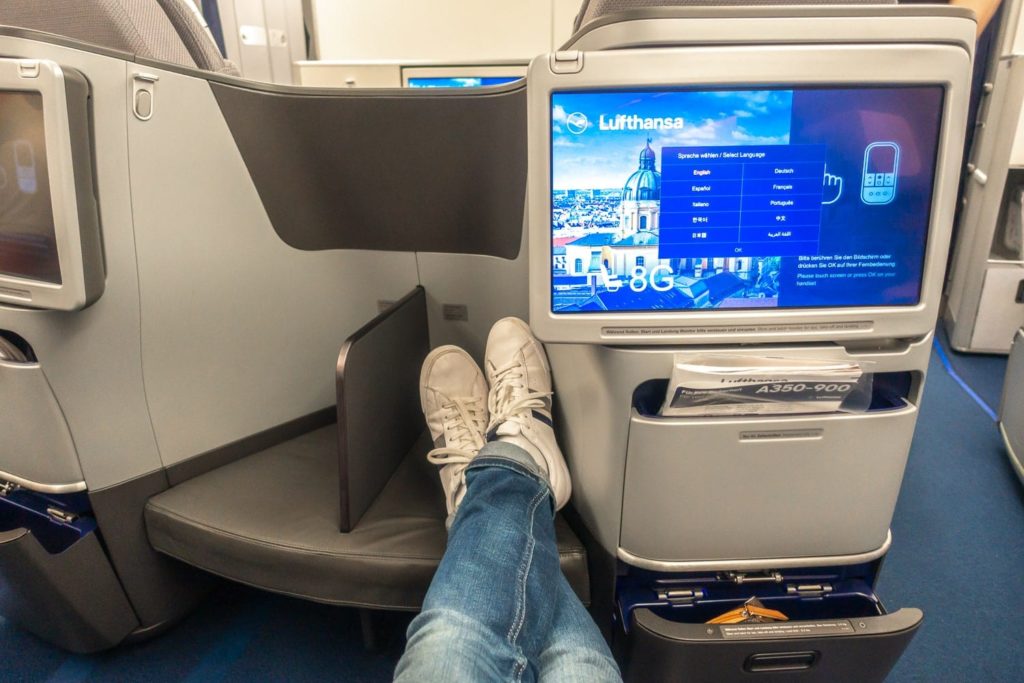 Lufthansa A350 LH475 classe affaires 20