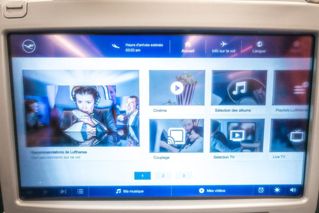 Lufthansa A350 LH475 classe affaires 31