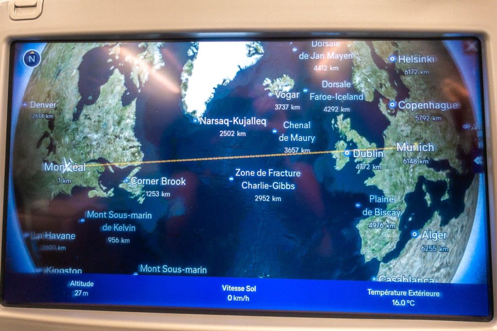Lufthansa A350 LH475 classe affaires 37