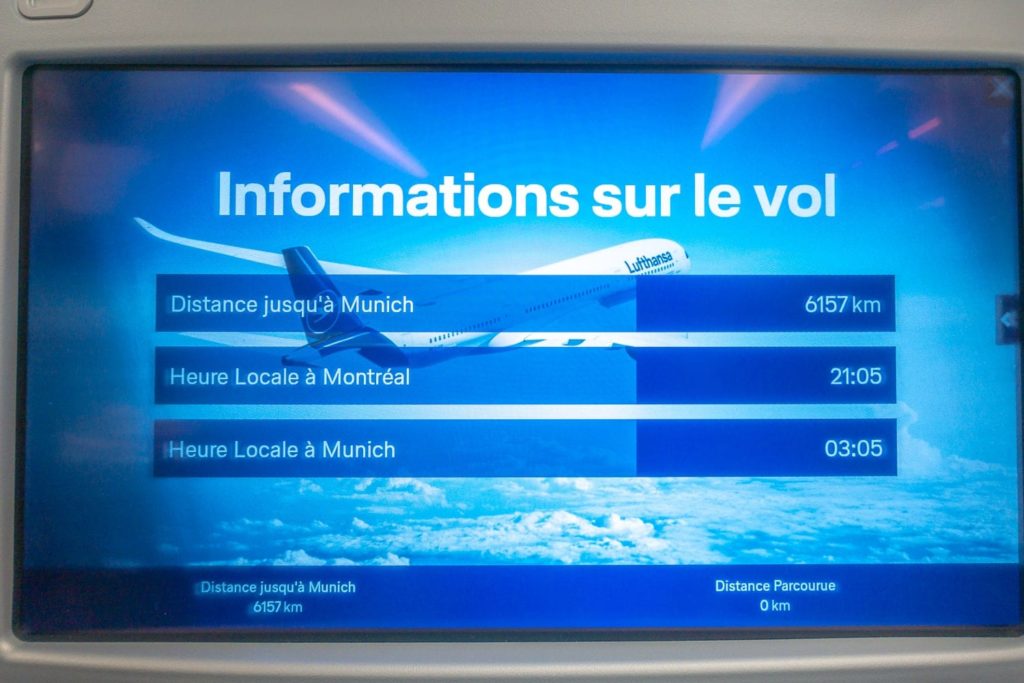 Lufthansa A350 LH475 classe affaires 38