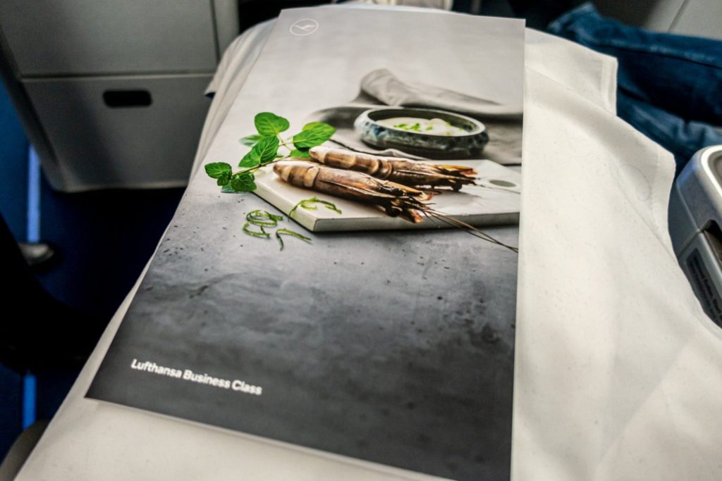 Lufthansa A350 LH475 classe affaires 45