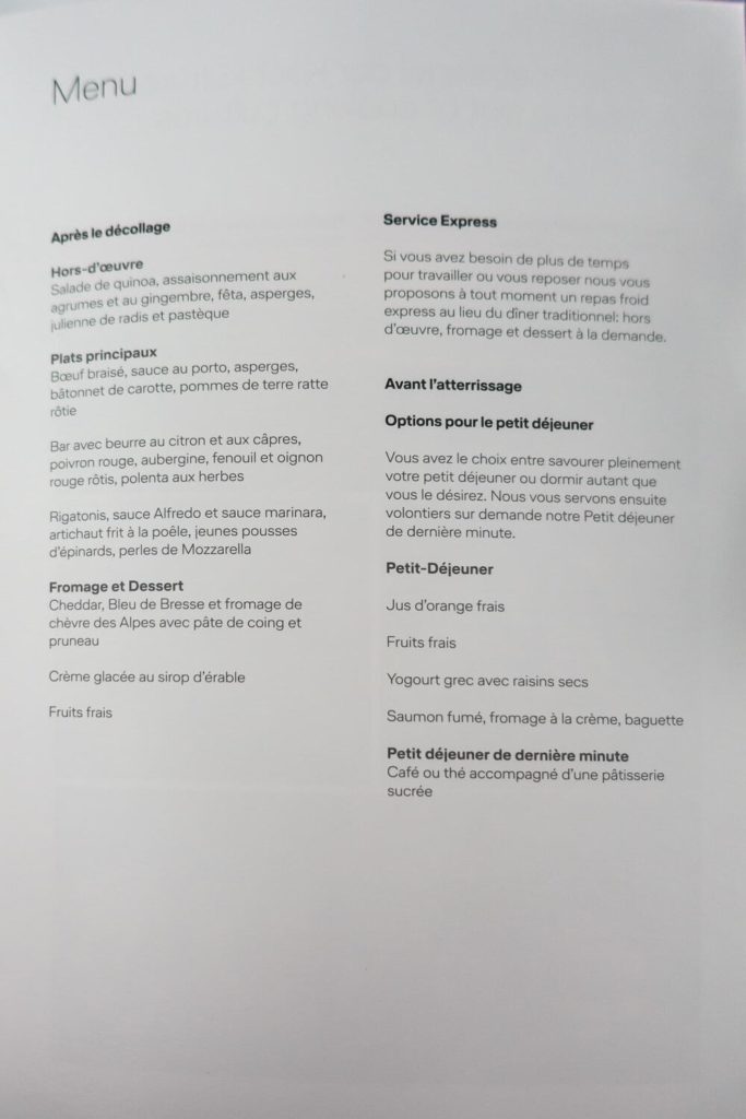 Lufthansa A350 LH475 classe affaires 46