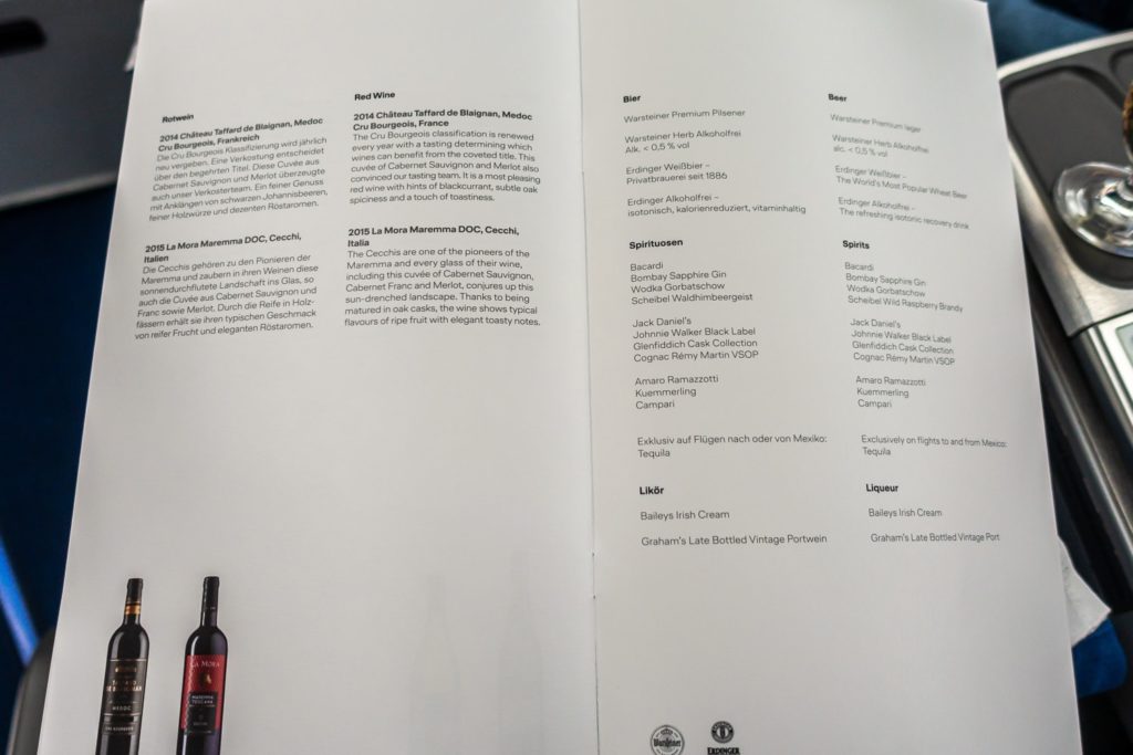 Lufthansa A350 LH475 classe affaires 48