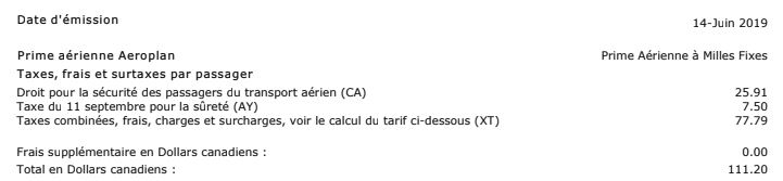 aeroplan united juin 2019 2