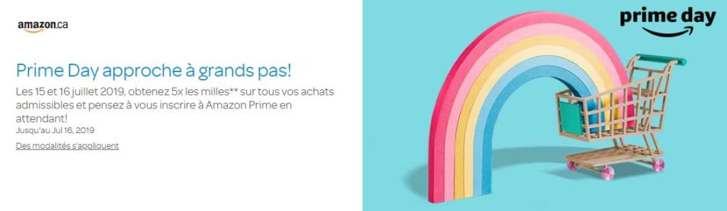 air miles amazon prime day