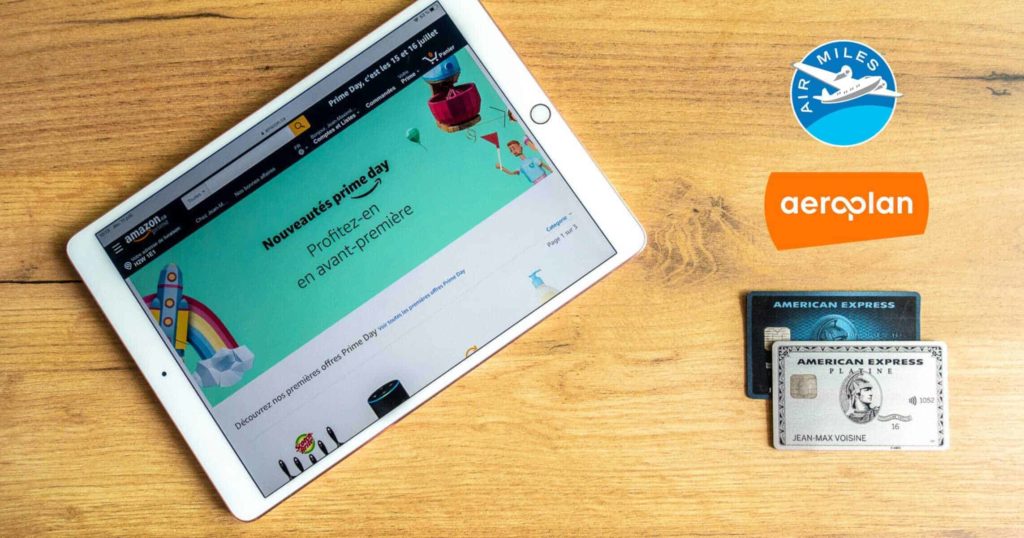 amex aeroplan air miles amazon