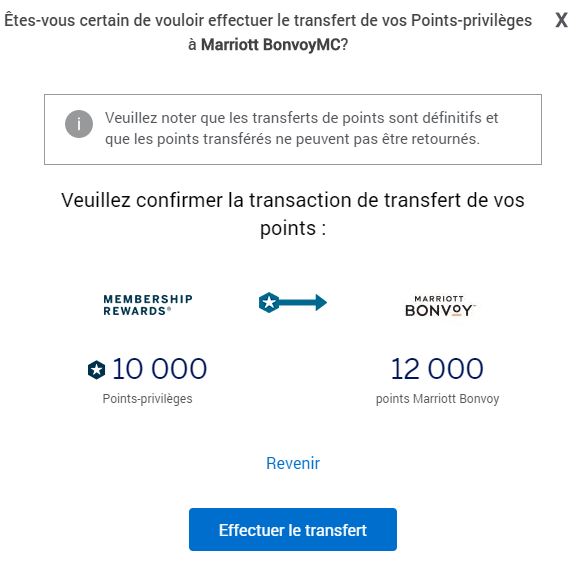 amex transfert 17 fr
