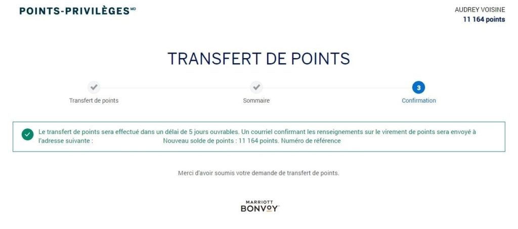 amex transfert 18 fr