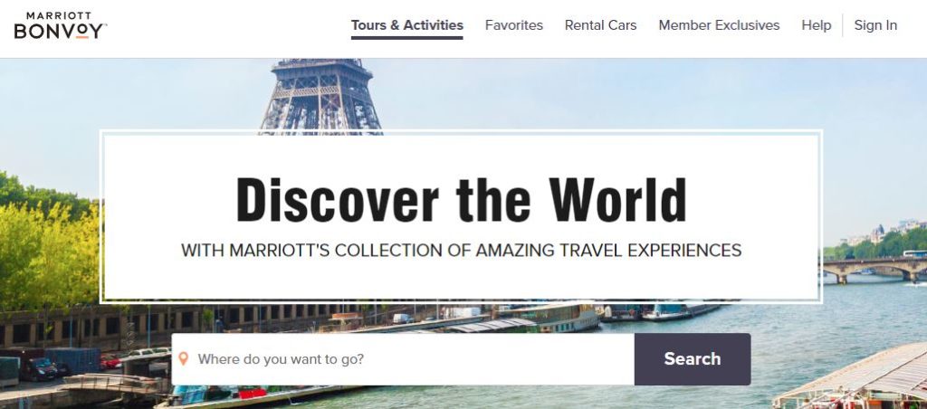 marriott bonvoy activities