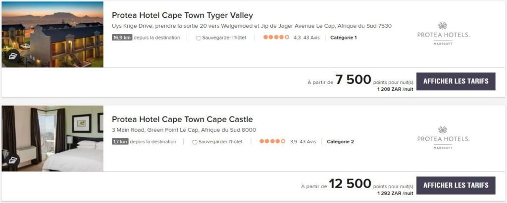 utiliser points marriott selection