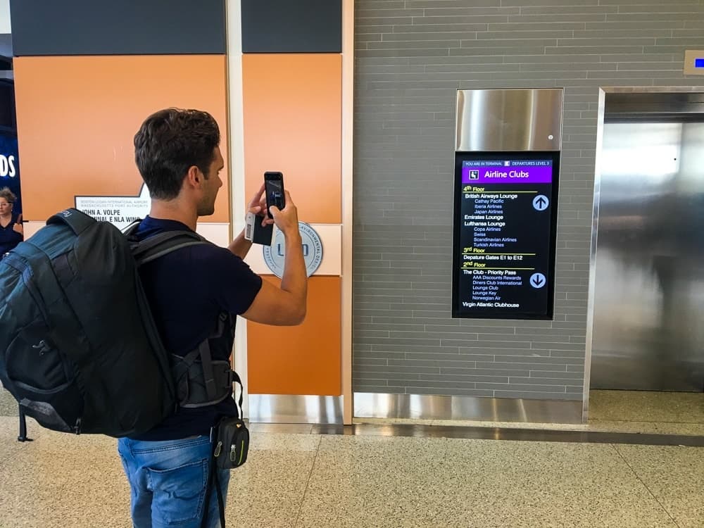 Lufthansa Lounge Boston 01