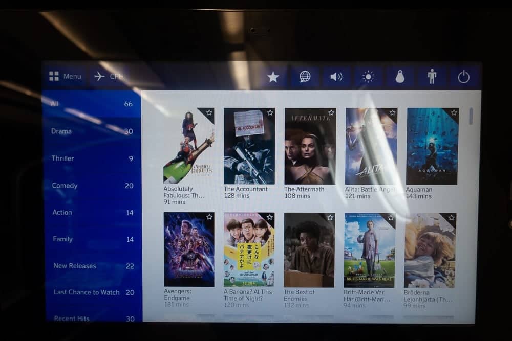 SAS A330 Business Class BOS CPH 28