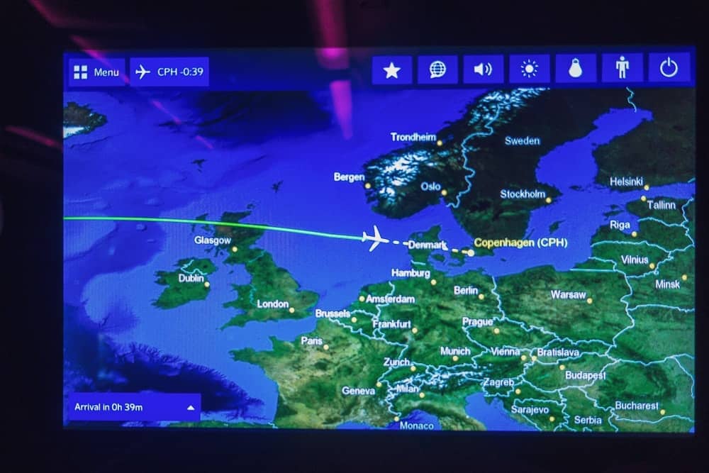 SAS A330 Business Class BOS CPH 68