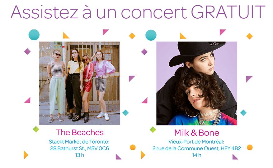 concert heureux air miles