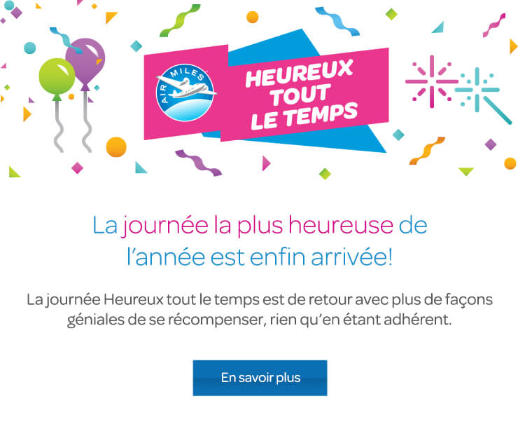 journee heureuse air miles