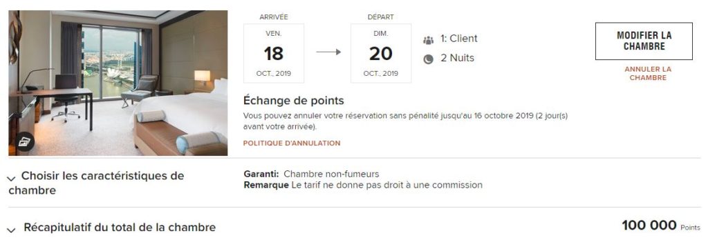 marriott bonvoy ajustement tarifaire