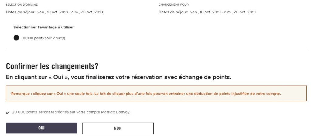 marriott bonvoy ajustement tarifaire credit