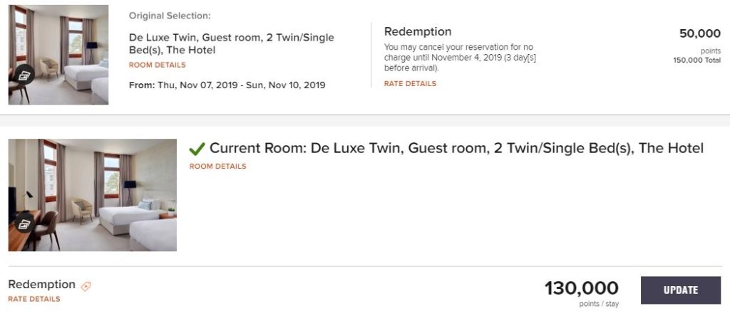 marriott bonvoy ajustement tarifaire venise