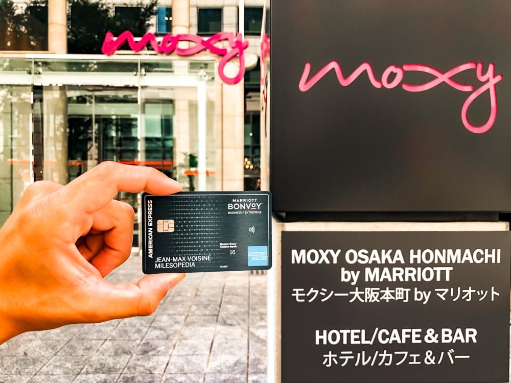 marriott bonvoy certificat moxy