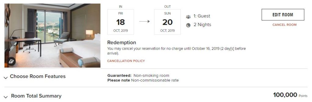 marriott bonvoy rate adjustment confirmation