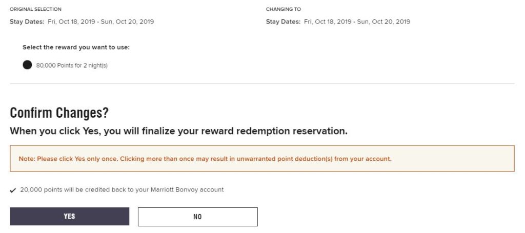 marriott bonvoy credit rate adjustment