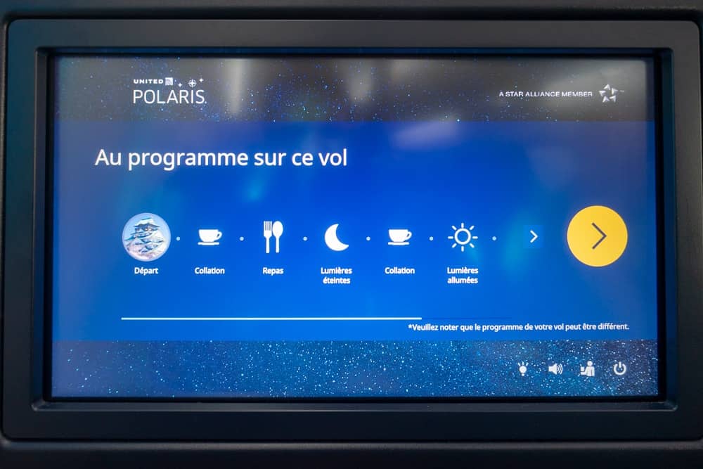 United Airlines Business Class 787 22