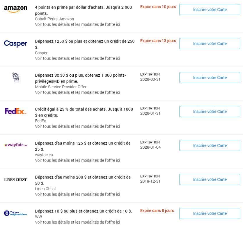 Nouvelles Offres Promotionnelles En Ligne D’american Express !