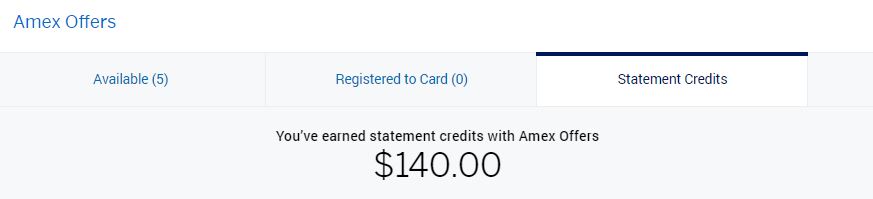 New American Express Online Promotional Offers!