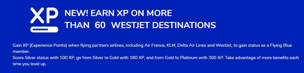 Get Flying Blue Status With Flights On Westjet