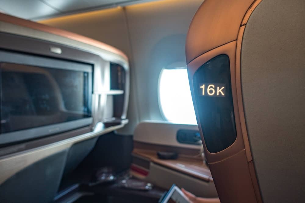 Singapore Airlines A350 Business Class 92