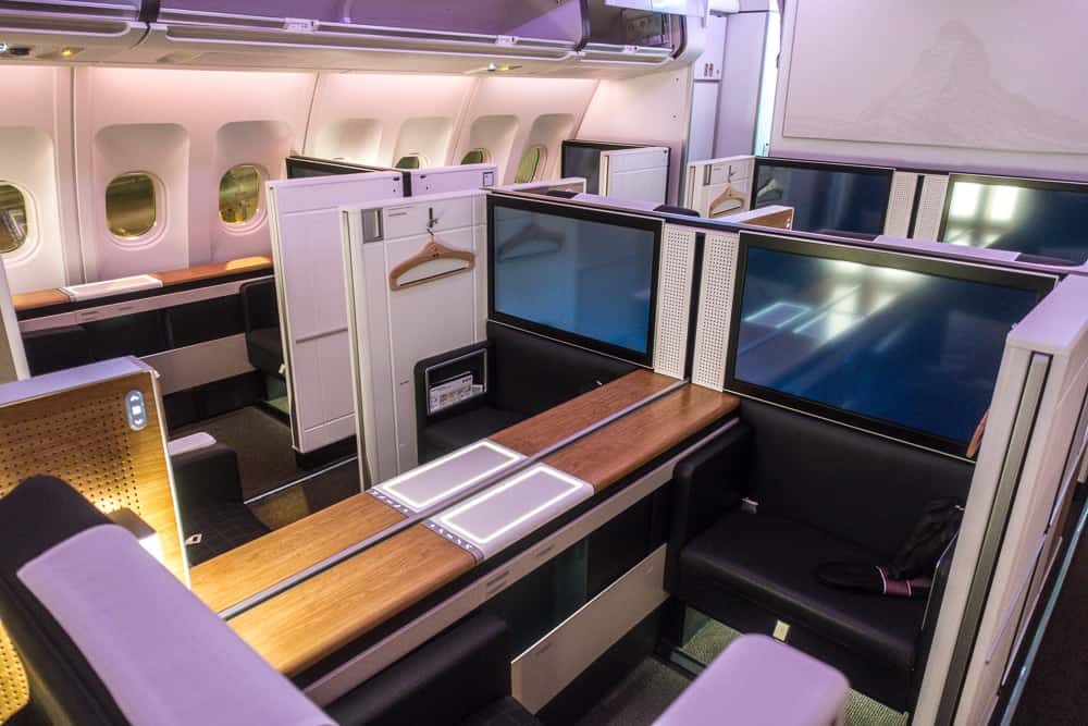 Swiss A340 New Business Class 03