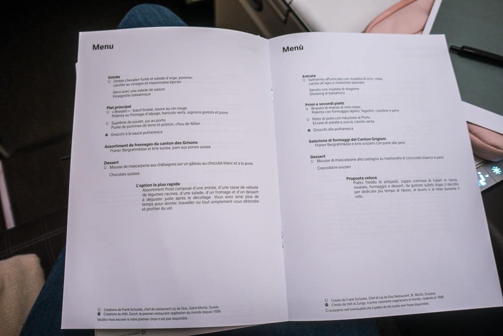 Swiss A340 New Business Class 30