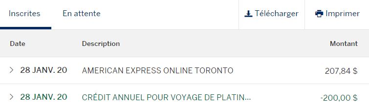 Credit Annuel Platine 200 Fr