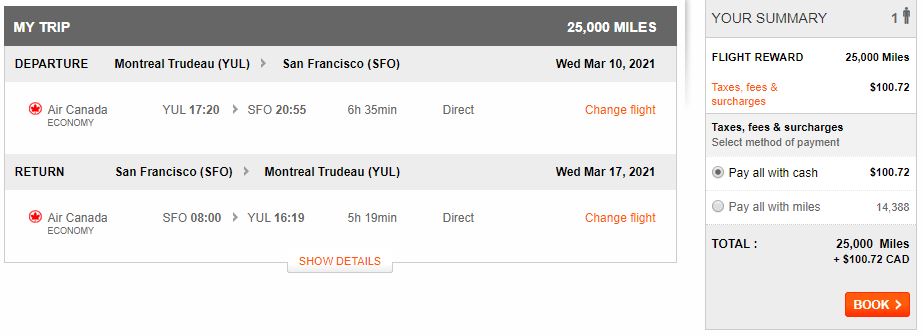 altitude – –k yul-sfo fr