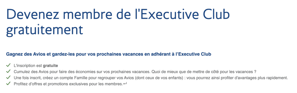 ba executive club fr