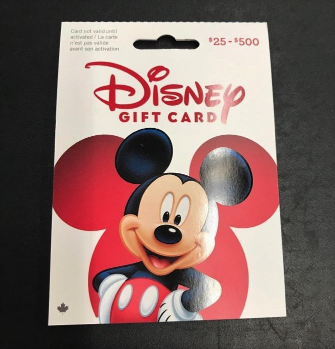 Carte Cadeau Disney Metro