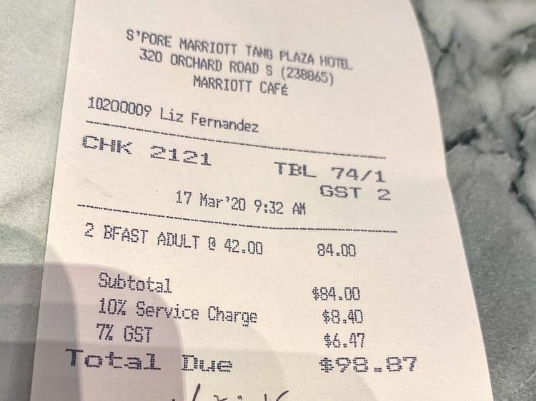 Singapore Marriott Tang Plaza Hotel