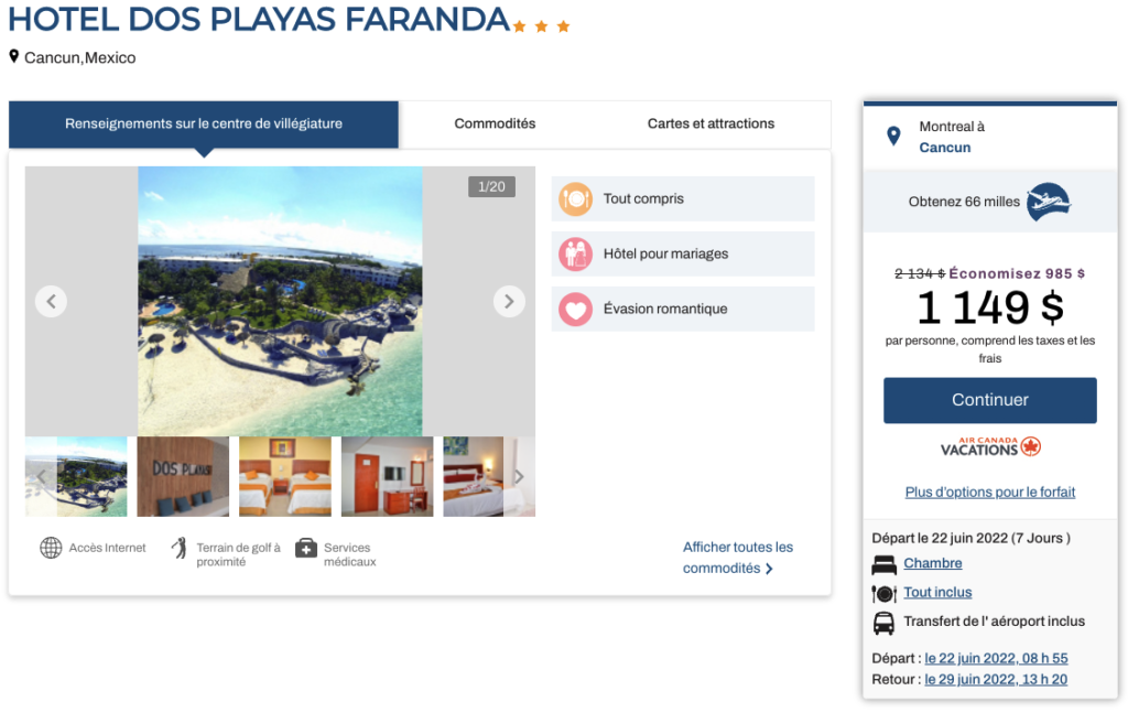 Tout Inclus Mexique Air Miles Red Tage