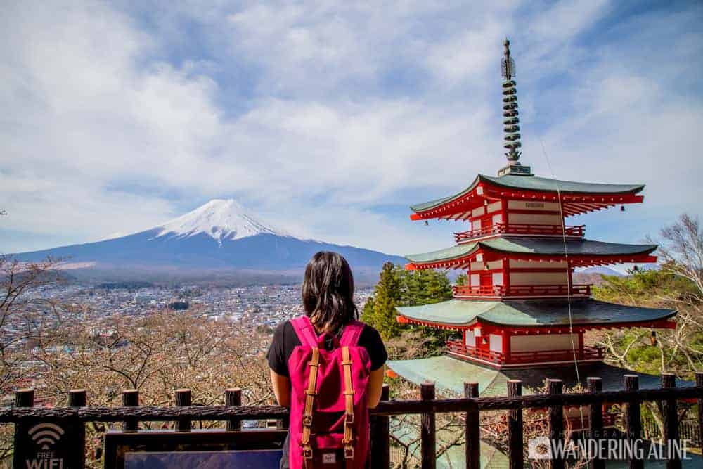 Chureito Pagoda And Mount Fuji