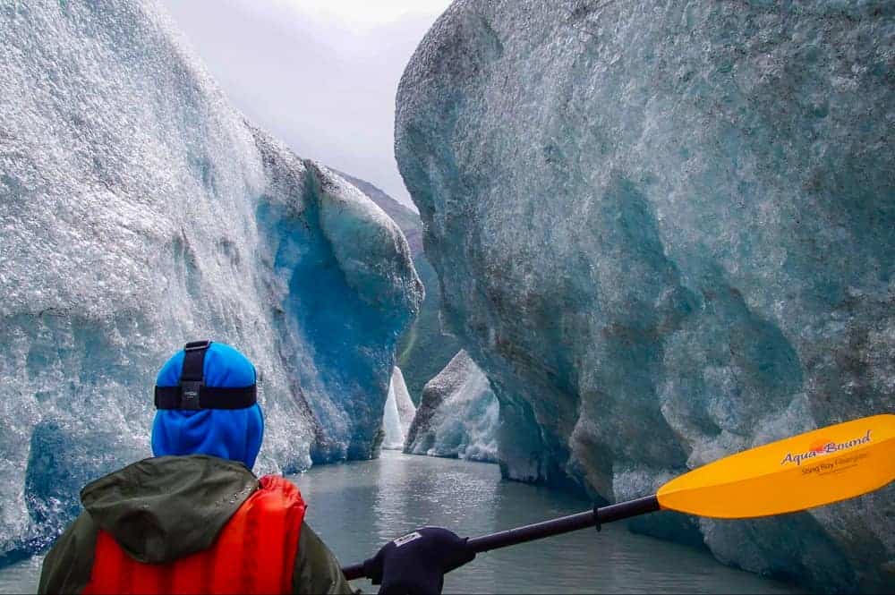Emmanuelle membre de milesopedia traverse le cercle polaire arctique
