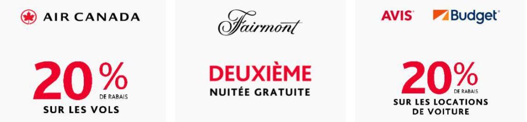 Rabais Aeroplan Air Canada Fairmont Avis