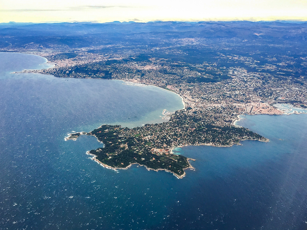 Cote D Azur vue du ciel