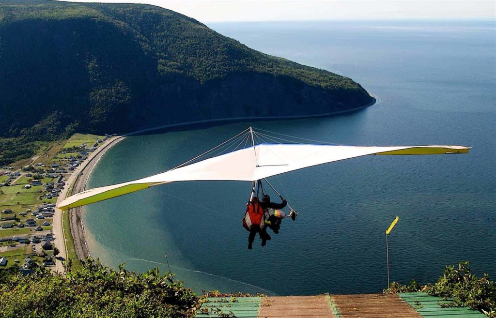 Deltaplane Vue Du Ciel