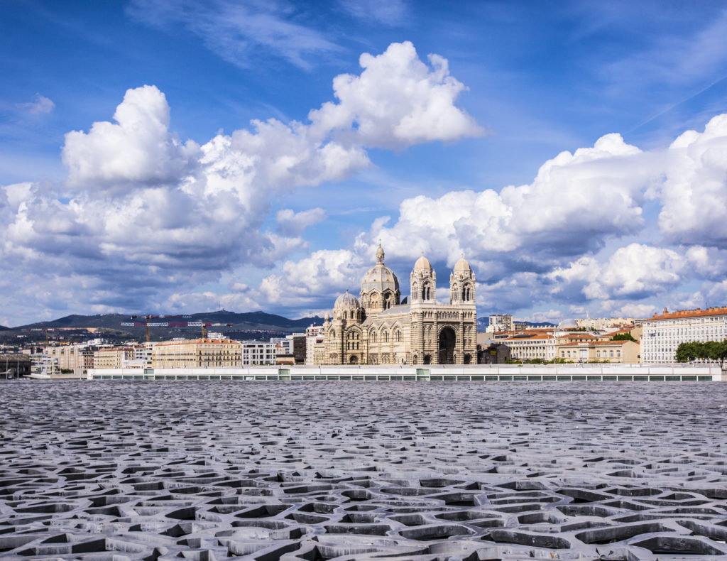 Eglise La Major Vue Du Mucem Marseille. Credit Rigal F
